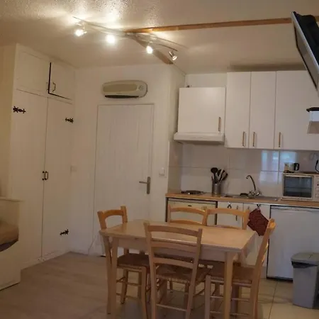 Appartamento T2 PRALOUP 1600 bat Chanteclerc 6 personnes 36m2 avec chambre à part et 2 TV *